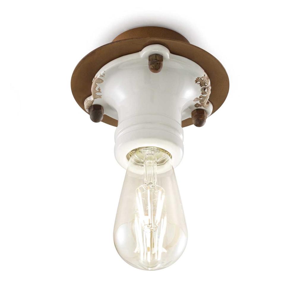 vintage stropna hrdzava lampa keramicka stara zoxidovana rustikalny mediteransky obyvacka kuchyna biela hneda ferroluce c1702 lampy lameridiana obchod s interierovym dizajnom.jpg